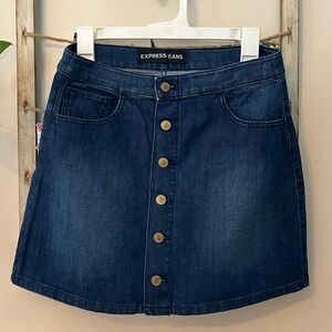Express Jean mini skirt